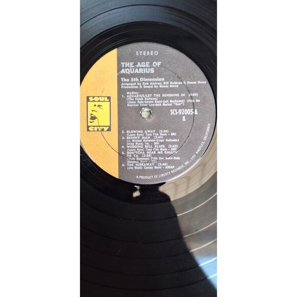 The 5th Dimension- The Age of Aquarius- Soul City Records- original 1969 VG/VG+ - Picture 2 of 11